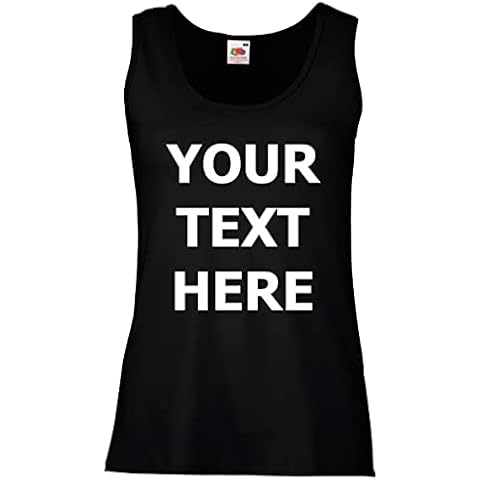 Personalised Cotton Vest Tops for Women Cover