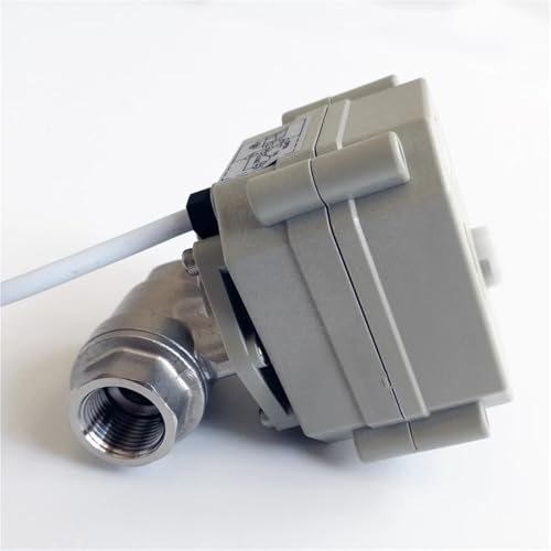 Válvula de bola motorizada DN15 inoxidable con control manual CR301 DC24V 5