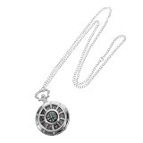 TOYANDONA Orologio da Tasca con Bussola, Aspetto Retrò, Lega di Zinco