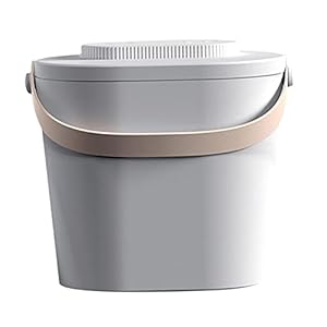 FLAMEER Opbergcontainer voor levensmiddelen voor huisdieren, rijst, draagbaar, automatisch vacuüm, voedercontainer met…