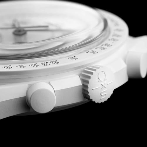 Image of Swatch BIOCERAMIC MISSION TO THE MOONPHASE - FULL MOON - SO33W700 WHITE, White, strap