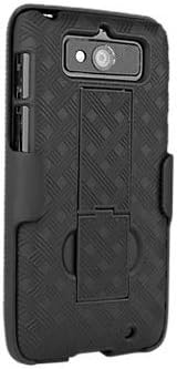 Verizon Motorola Droid Mini Shell Holster Combo with Stand - Non-Retail Packaging - Black