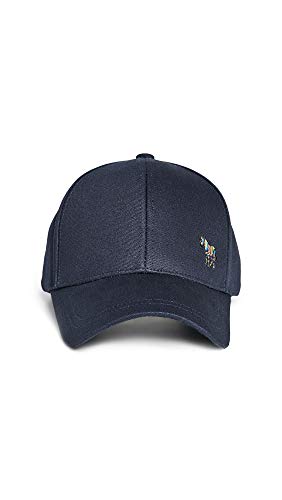 Image of Paul Smith PS Men's Twill Cotton Zebra Cap One Size Blue