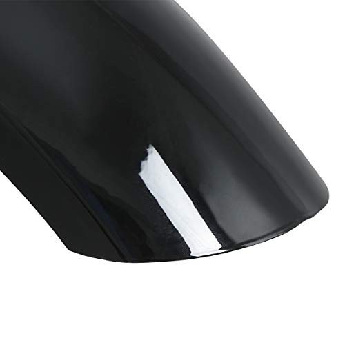 TCT-MOTORPARTS Gloss Black 26" Wrap Front Fender For Harley Touring Custom Baggers Street Electra Glide FLHT EFI FLHTI Motorcycle - Thumbnail 3