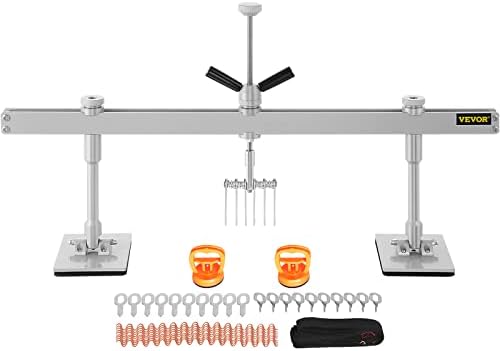 Outil Débosselage Carrosserie Voiture - Extracteur De Bosses, Kit Debosselage Marteau Coulissant, Kit D'extracteur Bosses Automatique Avec 10 Languettes D'extraction, Débosselage Voiture À Barre En T