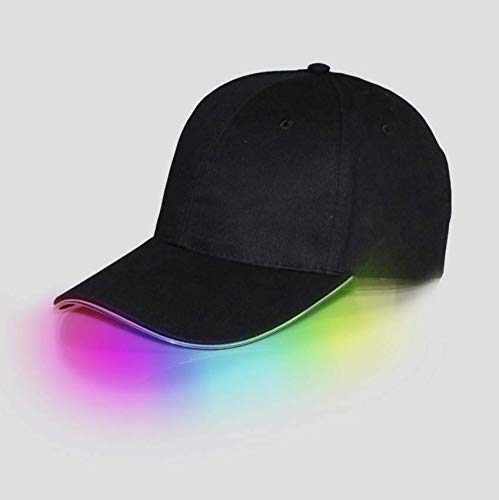 SHISI Casquette de Baseball LED avec lumière - USB Color Cover