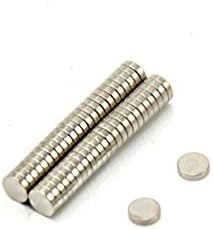 N42 Neodymium Magnet for Arts, Crafts, Model Making, DIY, Hobbies, Office, and Home - 4mm dia x 1mm thick - 0.25kg Pull - Pack of 50