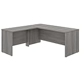 Bush Business Furniture Studio C 72W x 30D L Shaped Desk with 42W Return in Platinum Gray