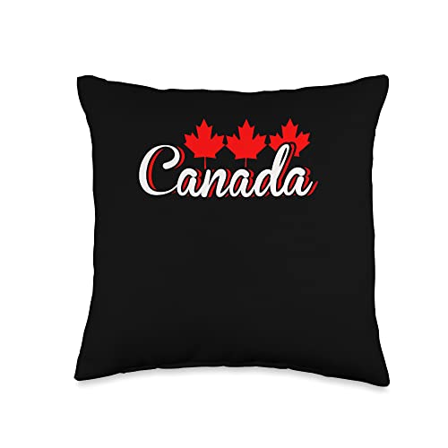 Canada Maple Leaf | Canadian Flag Canada Throw Pillow
