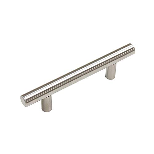 Tmc Kitchen Cabinet Door Handle Set, Modern Satin Nickel Stainless Steel Handles For Cabinets, Cupboards And Drawers,Silver Bar Pull,10 Pcs,( Hole Centers 7-1/2”,192Mm) #TOP2