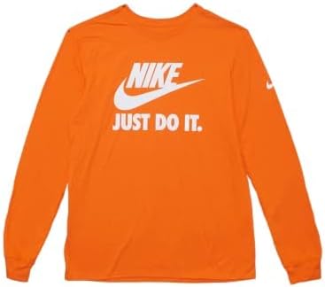 Nike JUST DO IT Graphic Long Sleeve Cotton T Shirt Athletic Fit (as1, alpha, x_l, regular, regular, XX-Large)