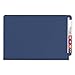 Smead 29784 Pressboard End Tab Classification Folders Legal Six-Section Dark Blue 10/Box