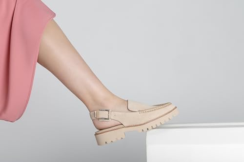 Image of Donald Pliner Women's Essex Slingback Loafers for Women - Comfortable Women's Shoes with EVA Lug Sole, Slingback Shoes