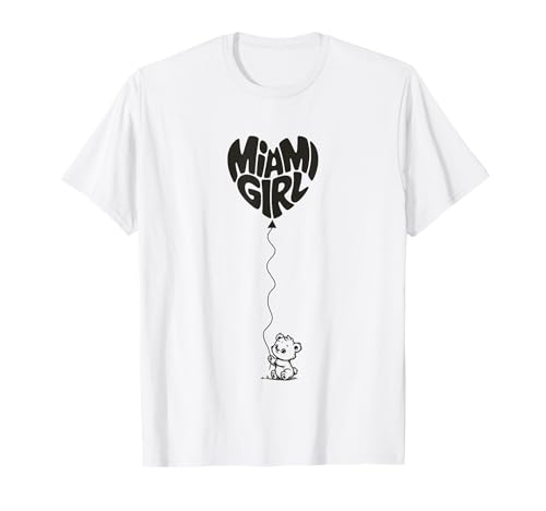 Miami Girl Hometown Pride Ikonische Mädchen aus Miami T-Shirt