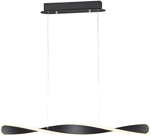 Pirouette 1-Light Led Pendant Black