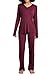 Produktbild Schiesser Damen Schlafanzug lang Pyjamaset, weinrot, 40