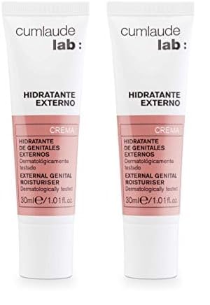 Cumlaude Lab Hidratante Externo - Crema Hidratante y Calmante para la Sequedad y el Picor de la Zona Íntima, Compatible con el pH Vulvar, con Glicerina y Pantenol - 30 ml (Paquete de 2)