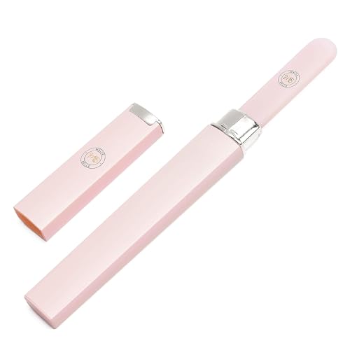 Malva Belle Best Crystal Glass Nail File for Women - File & Travel Case Set - Heavy Duty for Natural Nails, Gel - Professional Nail Shaper – Nail Care Essentials - Pastel Pink 2mm