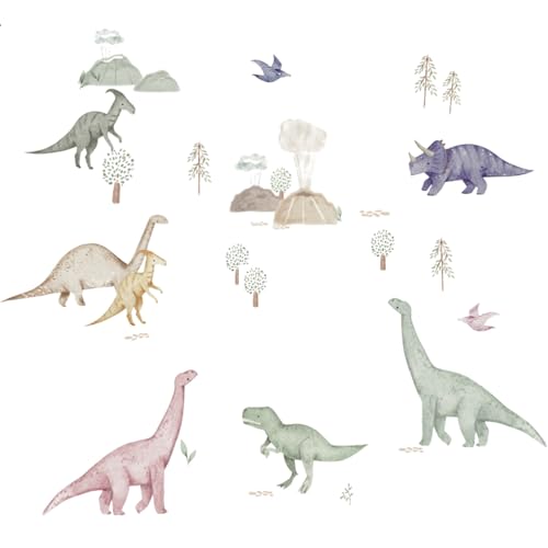Vinilos decorativos dinosaurios para pared habitación infantil miniatura 4