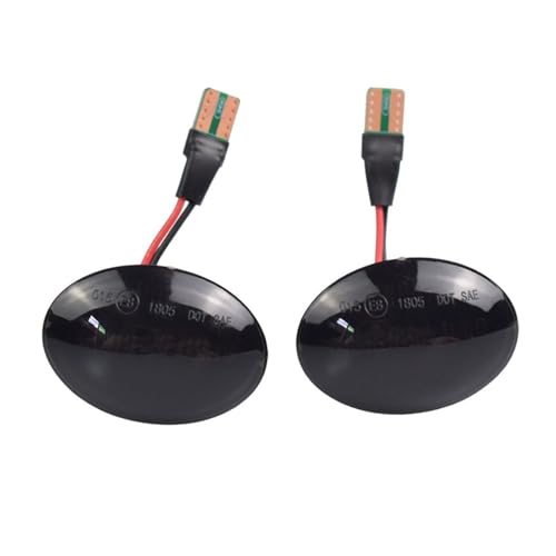 Clignotant LED Fiat 500 feu de position dynamique fumé noir pour modèles après 2007