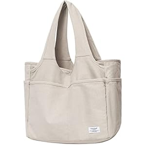 Utility Large Tote Bag, Women Casual Shoulder Bags for Work School Gym Beach Travel Shopping Grocery