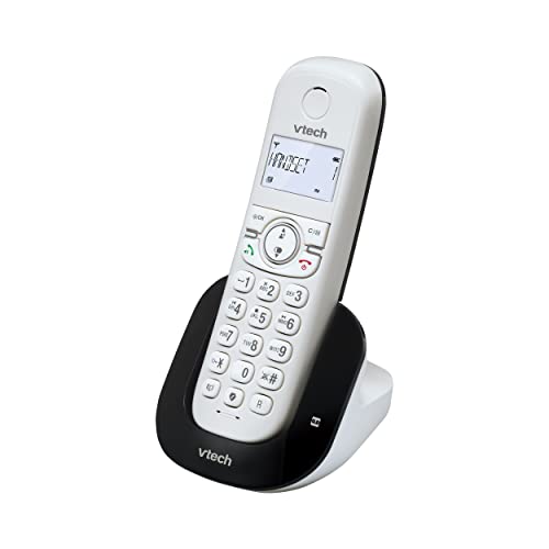 VTech CS1550 DECT Schnurloses Telefon mit Anrufbeantworter, innovativer Ladestation, ECO Modus, Anrufererkennung/Anklopffunktion, Freisprecheinrichtung, hintergrundbeleuchtetem Display und Tastatur