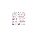 Elesa Miracle Little Girl Kids Wood Jewelry Box and 75 Pieces Girl Princess Jewelry Dress Up Accessories Toy Playset Set