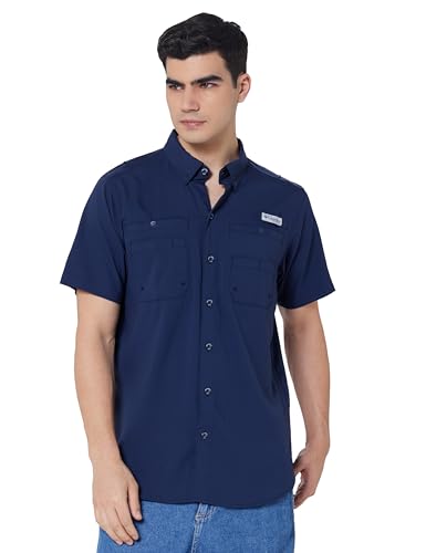 Image of Columbia Men Omni-Wick Tamiami II Hiking and Trekking Short Sleeve Shirt