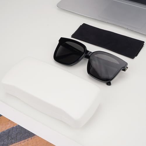 Image of Linkidea Oversized Sunglasses Case, Large Frame Glasses Case for Sunglass, Eyeglasses Travel Bag Compatible with Warby Parker Lottie /Roosevelt /Gael QUAY HIGH KEY TWIST /LEVEL UP