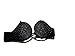 Victoria's Secret Very Sexy Sparkle Crystal Shine/Rhinestone Cradle Push-Up Bra Size 36B Black New