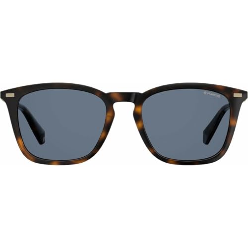 Polaroid Men's Modern Polarized Square Sunglasses, Dkhavana, 524