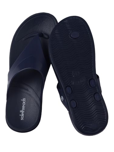 Image of SOLETHREADS Allure Slippers For Women|Waterproof|Soft|Acupressure|Ortho|Comfortable|Stylish|Trendy|Cushion and Bounce|Women Wedges Sandal|Daily Use|Casual wear|Anti Skid|Everyday Flip Flop