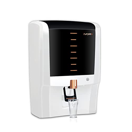 Image of Aquaguard Ivory RO+UV+UF Water Purfier|Patented Active Copper+Zinc Technology|Patented Mineral Guard Technology|Wall Mount or Counter Top Installation by Eureka Forbes White
