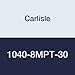 Carlisle 1040-8MPT-30 Rubber Panther Plus Synchronous Belt, 40.9" Length, 1.18" Wide, 8 mm Thick, 130 Teeth