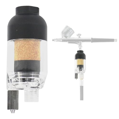 ABEST Airbrush-Filter in-line Mini-Luftfilter Wasserabscheider Wasserfalle Filter Ölabscheider Kit, verbindet Sich auf Airbrushes und Schläuche mit 1/8“ Gewinde für Luftkompressor G1/8 Connector