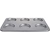 Teglia Per Muffin Cuisinart 6 Celle | Antiaderente Whitford Xylan | Acciaio Alluminato Champagne