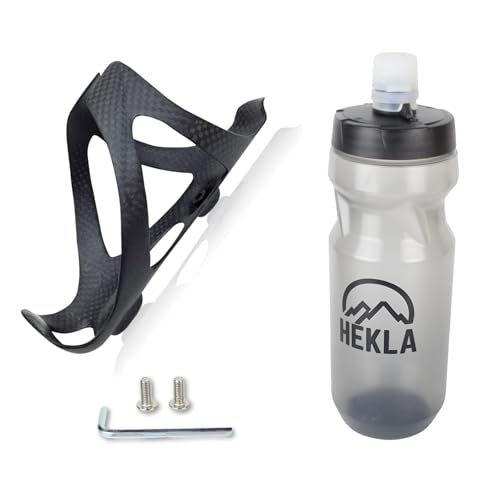 Portabidones Bicicleta MTB - Bidon Ciclismo, Portabidon Bicicleta, Porta Bidones para Bici MTB, Portabidones Carbono Ligero, Soporte Botella Bicicleta, Botellero Carbono
