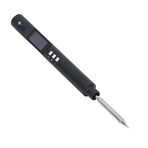 Cocoarm Fer à Souder Intelligent 65 W en Alliage d'aluminium CNC Fer à Souder électrique 122 à 842 Degrés Fahrenheit Écran OLED PD3.0 Type C pour la Réparation des Utilisateurs d'électronique de