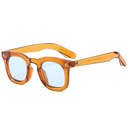 Lunettes de soleil pour femmes et hommes style rétro punk Uv400 nuances colorées acidulées