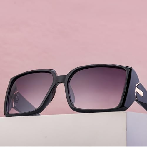 Lunettes de luxe légères à la mode pour dames au design rectangulaire raffiné - 5