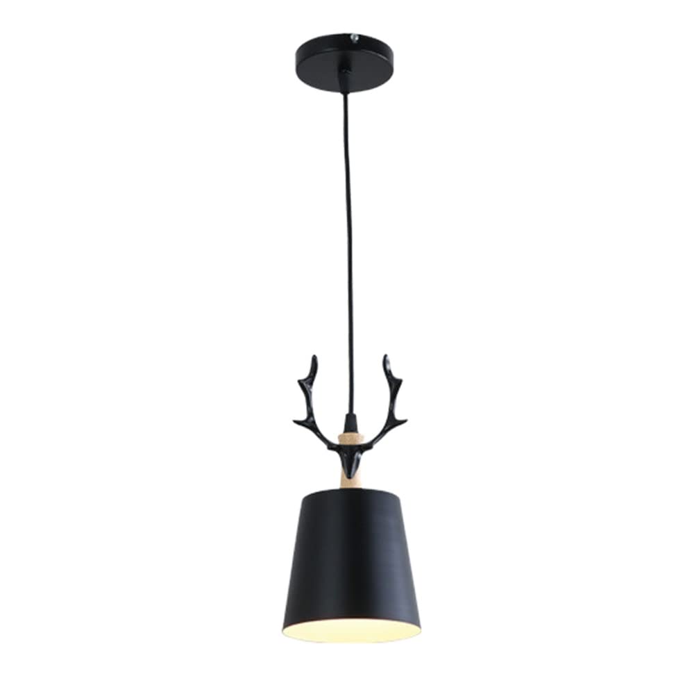 STVDEDG Bedroom Atmosphere Chandeliers Antlers Accessories Pendant Light E27 Source Single Head Hanging Lamp Porch and Aisle Decoration Lighting Fixtures for Kitchen Island,Foyer,Entryway,Hallway