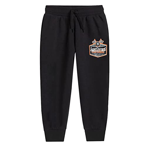 Image of Trampoline Kids Cotton Blend Trackpants Pack of 2 with Drawstrings & Ribbed Cuffs | Vibrant Printed Joggers for Boys & Girls | Soft Waistband & Side Pockets | Everyday Comfy Wear