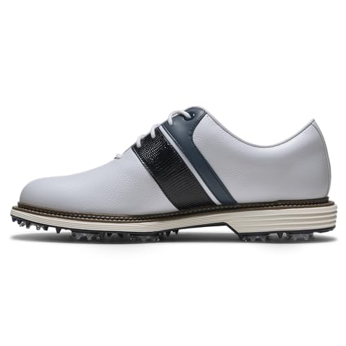 FootJoy Men's Premiere Series - Packard Golf Shoe, White/Pagaent Blue/Denim, 10 by FootJoy - Image 3