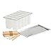 Progressive International Prepworks by Progressive Freezer Pop Maker, 10 Ice Pop Maker - Includes 50 Wooden Freezer Pop Sticks