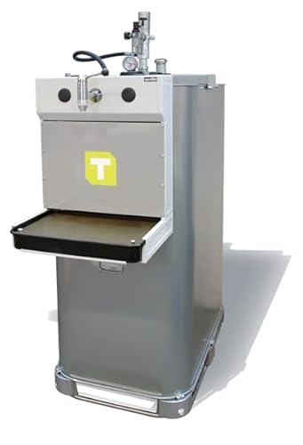 Frischöltankkompaktanlage 1.500 l mit Kannenbefülltisch inkl. Druckluftpumpe 3:1 TECALEMIT