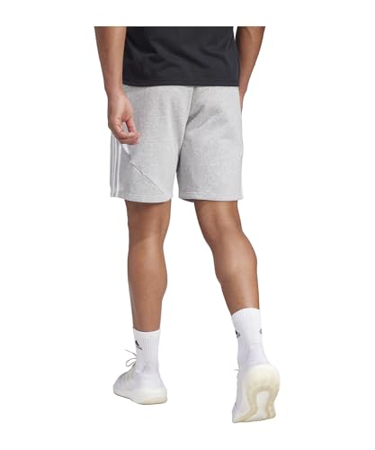 Short Adidas homme Tiro24 gris chiné en taille L pour le sport