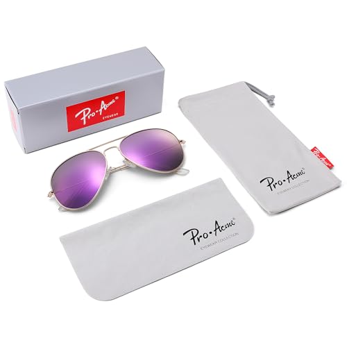 Image of Pro Acme Aviator Sunglasses for Men Women Classic Polarized UV400 Protection