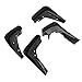 A-Premium Set of 4PCS Mud Flaps Splash Guards Mudguards Mudflaps Compatible with Mercedes-Benz C43 AMG, C63 AMG, C63 AMG S, 2021, w/Hardware Kits Accessory, Front and Rear (Driver & Passenger Sides)