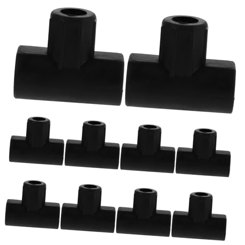 Toddmomy 10pcs Fishing Line Spool Connector Cord Reels Cable Crimps Rubber Line Spool Adapter