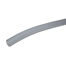 UDP T12004008 Tubing, 1-1/2" ID x 2" OD x 25 Dispenser Box, Clear Braid